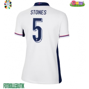 England John Stones #5 Hemmatröja Kvinnor EM 2024 Kortärmad